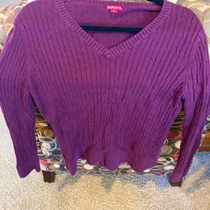 Merona large purple sweater